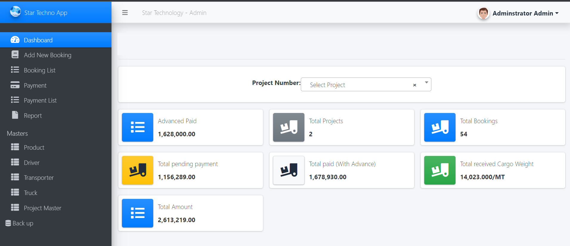 Web-Based ERP Transport Application